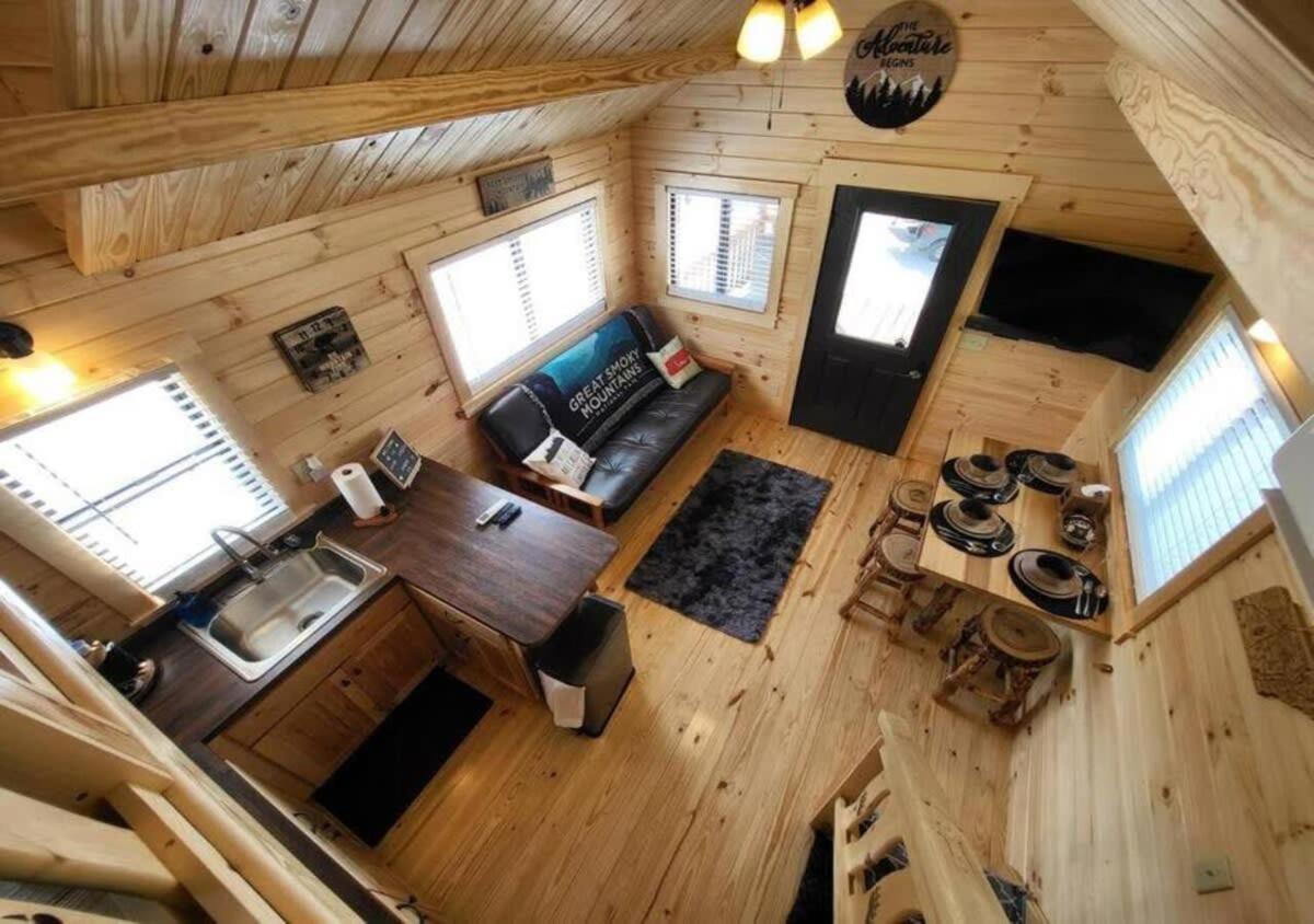 Picturesque Family Cabin With Loft In Tennessee 세비어빌 외부 사진